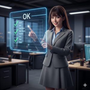 <img data-src="summary.jpg" alt="Xiaomi洗濯機の購入方法について結論を指し示す自信に満ちた女性">