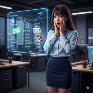 <img data-src="price_specs.jpg" alt="Xiaomi洗濯機の価格とスペックに驚く女性">