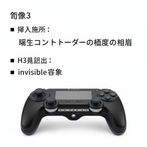 新品の箱入りPS4コントローラーと、少し使用感のある中古のコントローラーを並べて価格を比較しているイメージ。