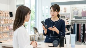 全国の主要都市にあるチャコット直営店では、ラスティングベースをはじめ、保湿力の高いモイストタイプ、クールタイプなど、全下地ラインナップが揃い、専門スタッフのアドバイスも受けられる。